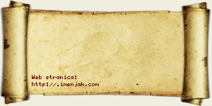 Andrea Abramović vizit kartica